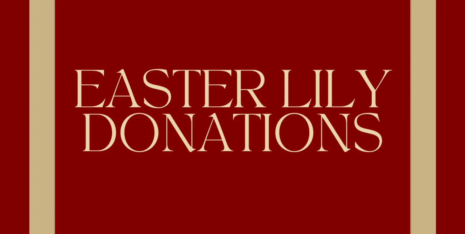 Easter Lily Donation