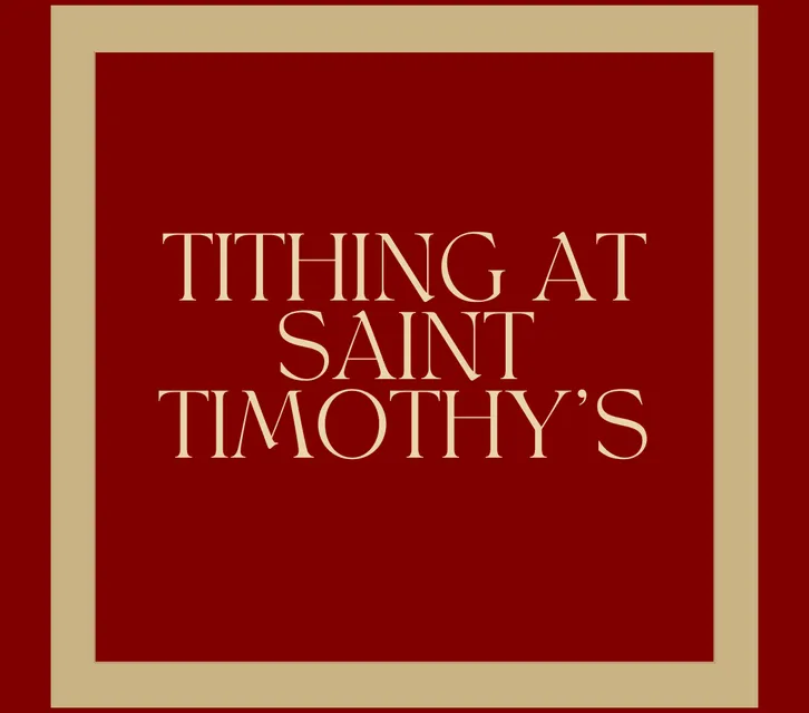 Please prayerfully consider how much you are contributing to our parish community